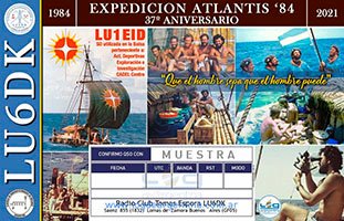 (LU6DK) 37 Años Expedición Atlantis
