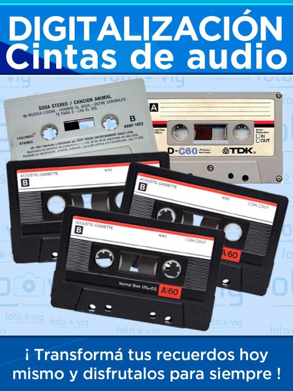 Digitalización caset de audio (Foto Vig)
